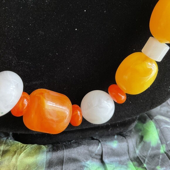 Summer Beaded Necklace & Earrings Set – 28" Multicolor Jewelry - Picture 4 of 6